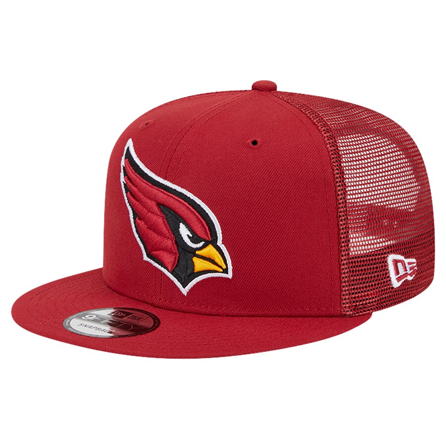 Men's Arizona Cardinals New Era Cardinal Main Trucker 9FIFTY Snapback Hat