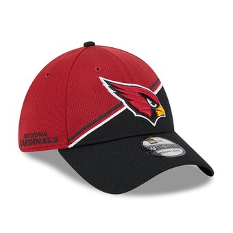 Men's Arizona Cardinals  New Era Cardinal/Black 2023 Sideline 39THIRTY Flex Hat