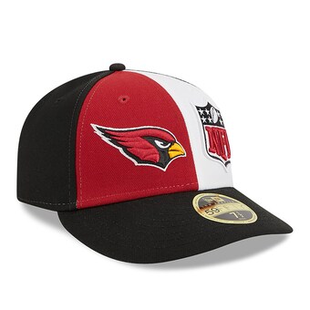 Men's Arizona Cardinals  New Era Cardinal/Black 2023 Sideline Low Profile 59FIFTY Fitted Hat