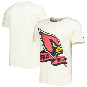 Men's Arizona Cardinals New Era Cream Sideline Chrome T-Shirt