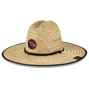 Men's Arizona Cardinals New Era Natural NFL Training Camp Official Straw Lifeguard Hat