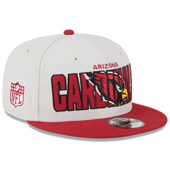 Men's Arizona Cardinals New Era Stone/Cardinal 2023 NFL Draft 9FIFTY Snapback Adjustable Hat