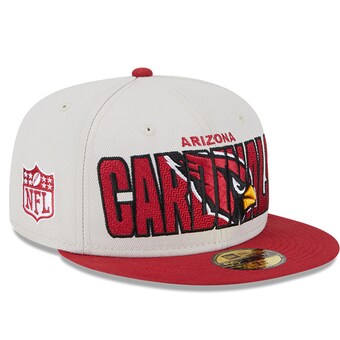 Men's Arizona Cardinals New Era Stone/Cardinal 2023 NFL Draft On Stage 59FIFTY Fitted Hat