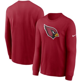 Men's Arizona Cardinals Nike Cardinal Primary Logo Long Sleeve T-Shirt