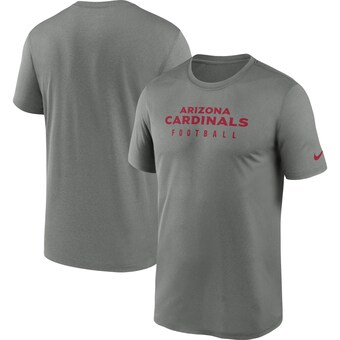 Men's Arizona Cardinals  Nike Heather Gray Sideline Legend Performance T-Shirt
