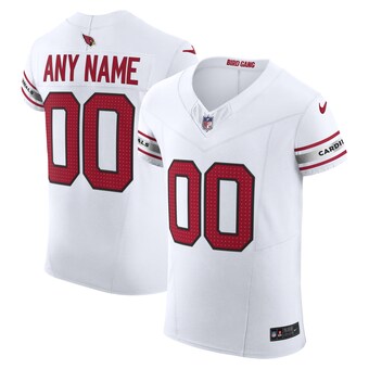 Men's Arizona Cardinals Nike White  Vapor F.U.S.E. Elite Custom Jersey