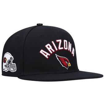 Men's Arizona Cardinals Pro Standard Black Stacked Snapback Hat