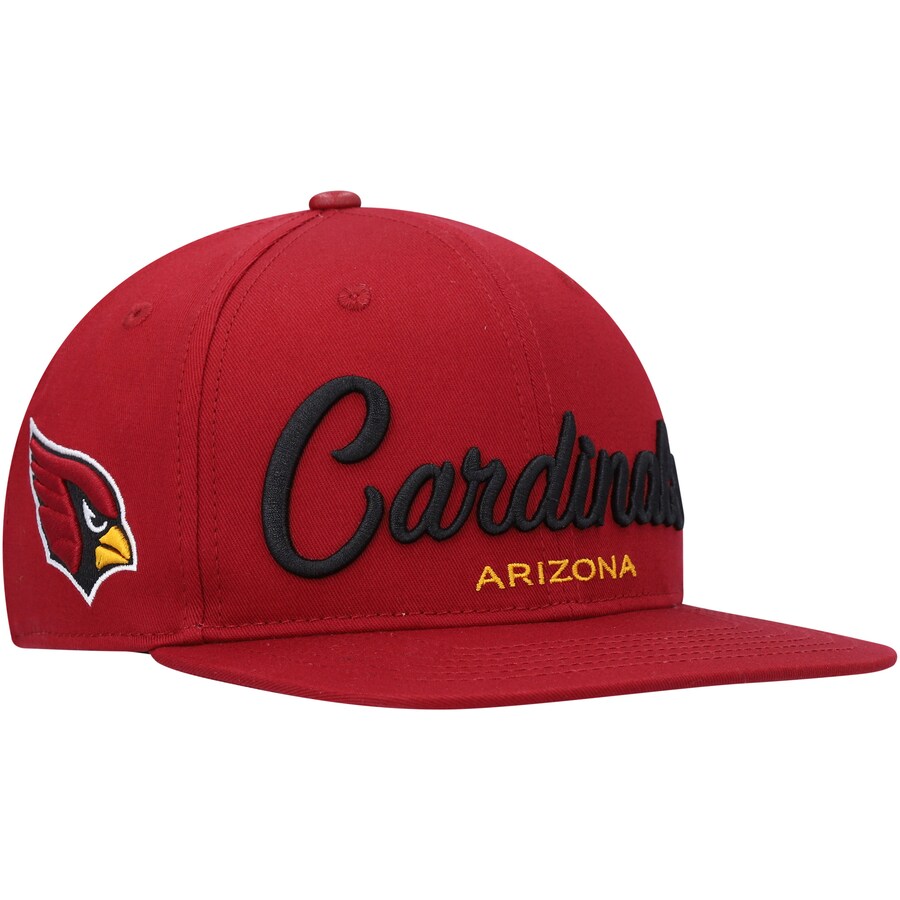 Men's Arizona Cardinals Pro Standard Cardinal Script Wordmark Snapback Hat