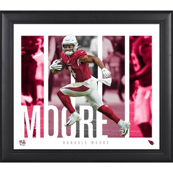 Arizona Cardinals Rondale Moore Fanatics Authentic Framed 15'' x 17'' Player Panel Collage