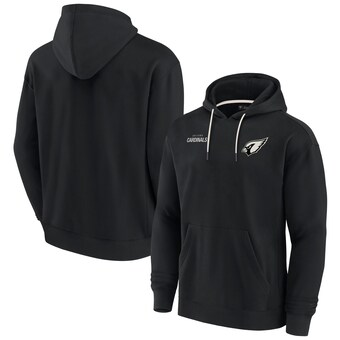 Unisex Arizona Cardinals Fanatics Black Elements Super Soft Fleece Pullover Hoodie