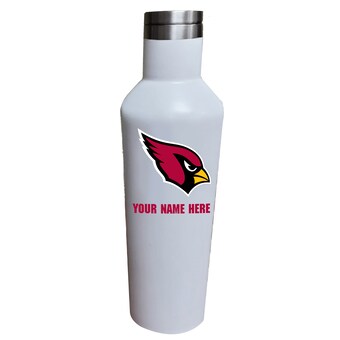 Arizona Cardinals White 17oz. Personalized Infinity Stainless Steel Water Bottle