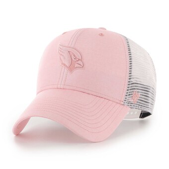 Women's Arizona Cardinals '47 Pink/White Haze Clean Up Trucker Snapback Hat