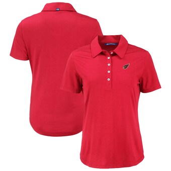 Women's Arizona Cardinals Cutter & Buck Cardinal  Coastline Epic Comfort Eco Recycled Polo