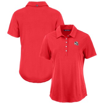 Women's Arizona Cardinals Cutter & Buck Red Coastline Epic Comfort Eco Recycled Polo