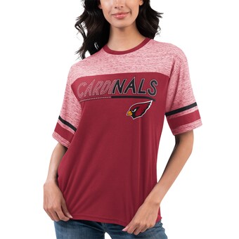 Women's Arizona Cardinals G-III 4Her by Carl Banks Cardinal Track T-Shirt