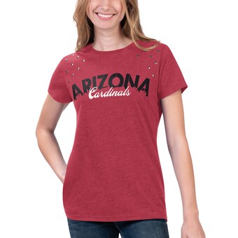 Women's Arizona Cardinals G-III 4Her by Carl Banks Heathered Cardinal Main Game T-Shirt