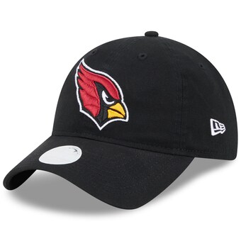 Women's Arizona Cardinals  New Era Black  Main Core Classic 2.0 9TWENTY Adjustable Hat
