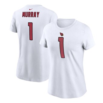 Women's Arizona Cardinals Kyler Murray Nike White Player Name & Number T-Shirt