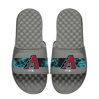  Men's ISlide Gray Arizona Diamondbacks Distressed Slide Sandals