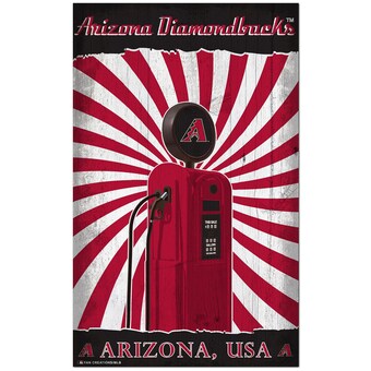 Arizona Diamondbacks 11'' x 19'' Retro Pump Location Sign