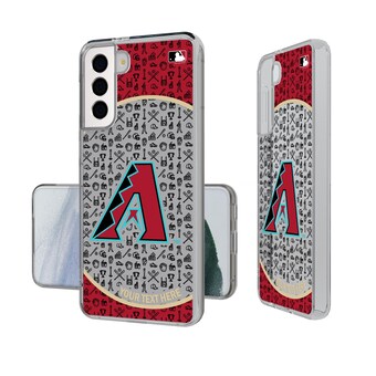 Arizona Diamondbacks Circle Design Galaxy Clear Phone Case