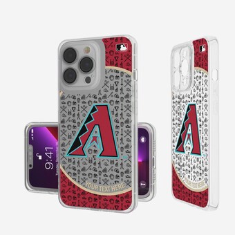 Arizona Diamondbacks Circle Design iPhone Clear Case