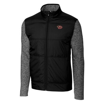 Arizona Diamondbacks Cutter & Buck Stealth Full-Zip Jacket - Black