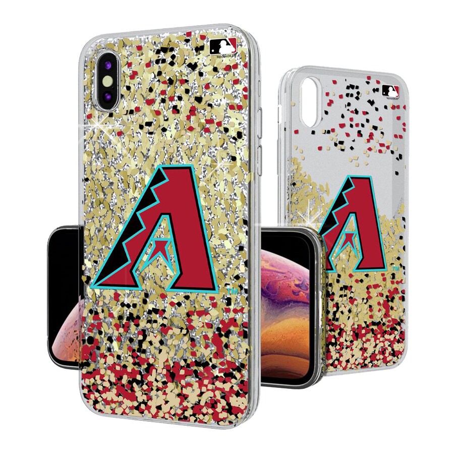 Arizona Diamondbacks Glitter Confetti iPhone Case