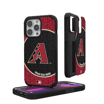 Arizona Diamondbacks iPhone Circle Design Personalized Rugged Case