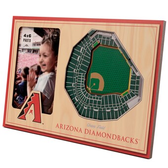 Arizona Diamondbacks Brown 3D StadiumViews Picture Frame