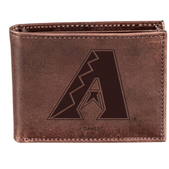 Arizona Diamondbacks  Brown Bi-Fold Leather Wallet