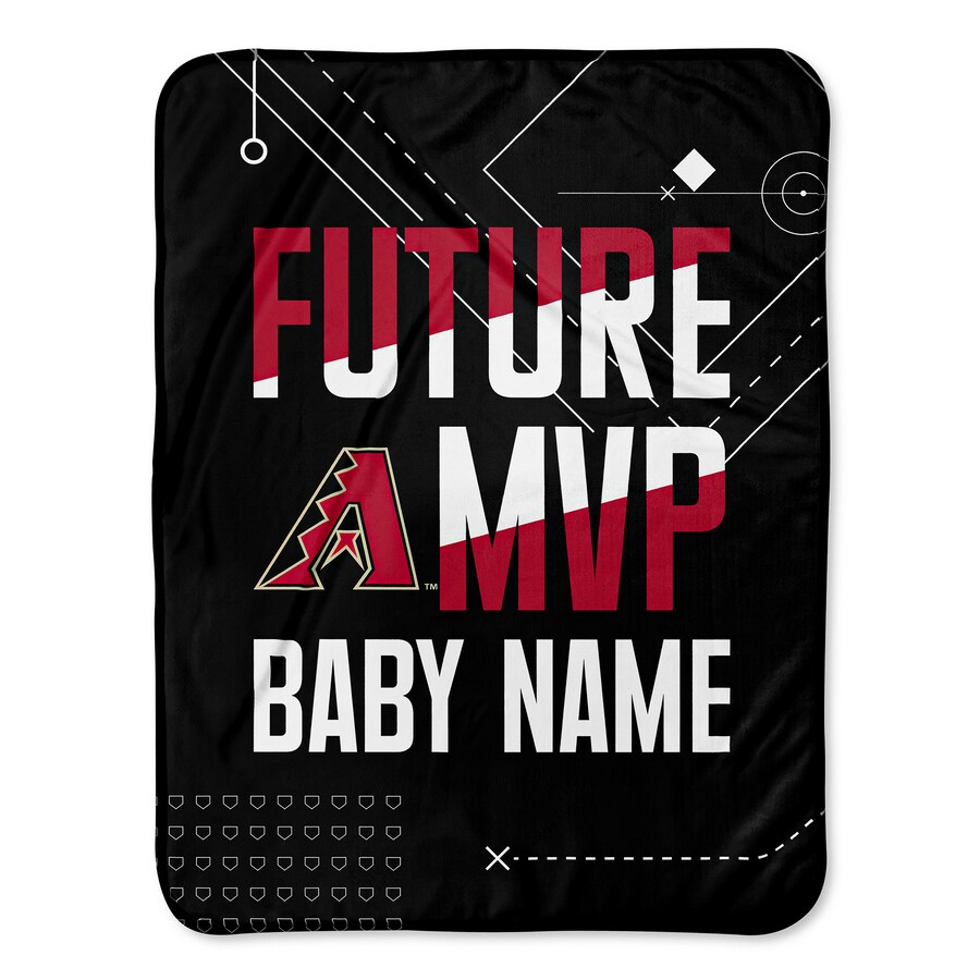 Arizona Diamondbacks  Chad & Jake 30" x 40" Personalized Baby Blanket