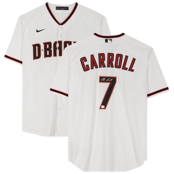 Corbin Carroll Arizona Diamondbacks Autographed Fanatics Authentic White Nike Replica Jersey 