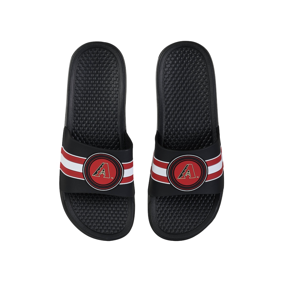 Arizona Diamondbacks FOCO Stripe Raised Slide Sandals