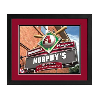 Arizona Diamondbacks Imperial Personalized 14'' x 18'' Print Hangout Sign