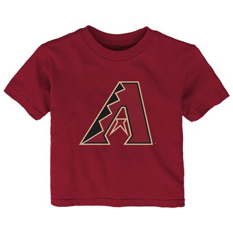 Infant Arizona Diamondbacks Red Team Crew Primary Logo T-Shirt