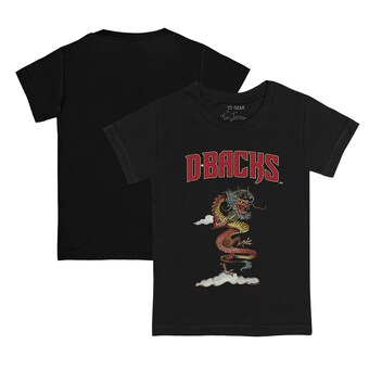 Infant Arizona Diamondbacks Tiny Turnip Black 2024 Year of the Dragon T-Shirt