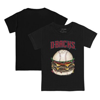 Infant Arizona Diamondbacks Tiny Turnip Black Burger T-Shirt