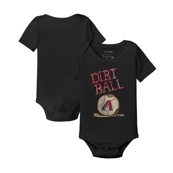 Infant Arizona Diamondbacks Tiny Turnip Black Dirt Ball Bodysuit