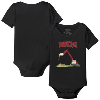 Infant Arizona Diamondbacks Tiny Turnip Black Excavator Bodysuit