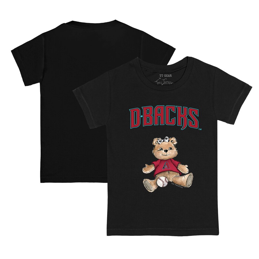 Infant Arizona Diamondbacks Tiny Turnip Black Girl Teddy T-Shirt