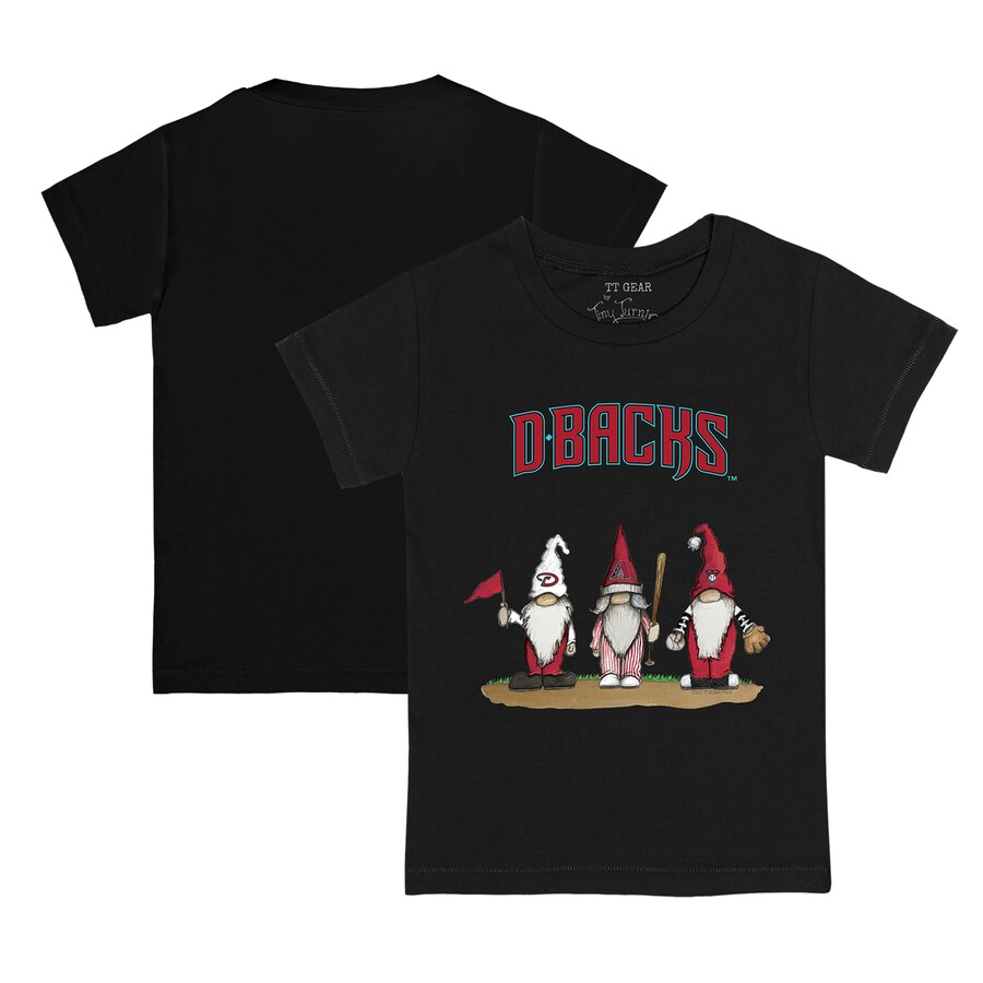 Infant Arizona Diamondbacks Tiny Turnip Black Gnomes T-Shirt