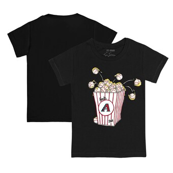 Infant Arizona Diamondbacks Tiny Turnip Black Popcorn T-Shirt