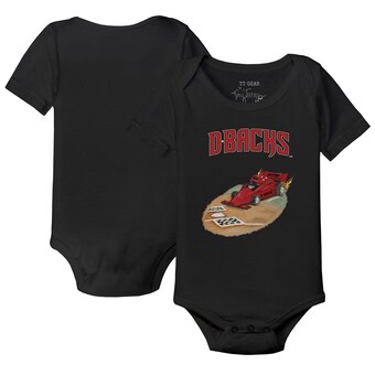 Infant Arizona Diamondbacks Tiny Turnip Black Race Car Bodysuit