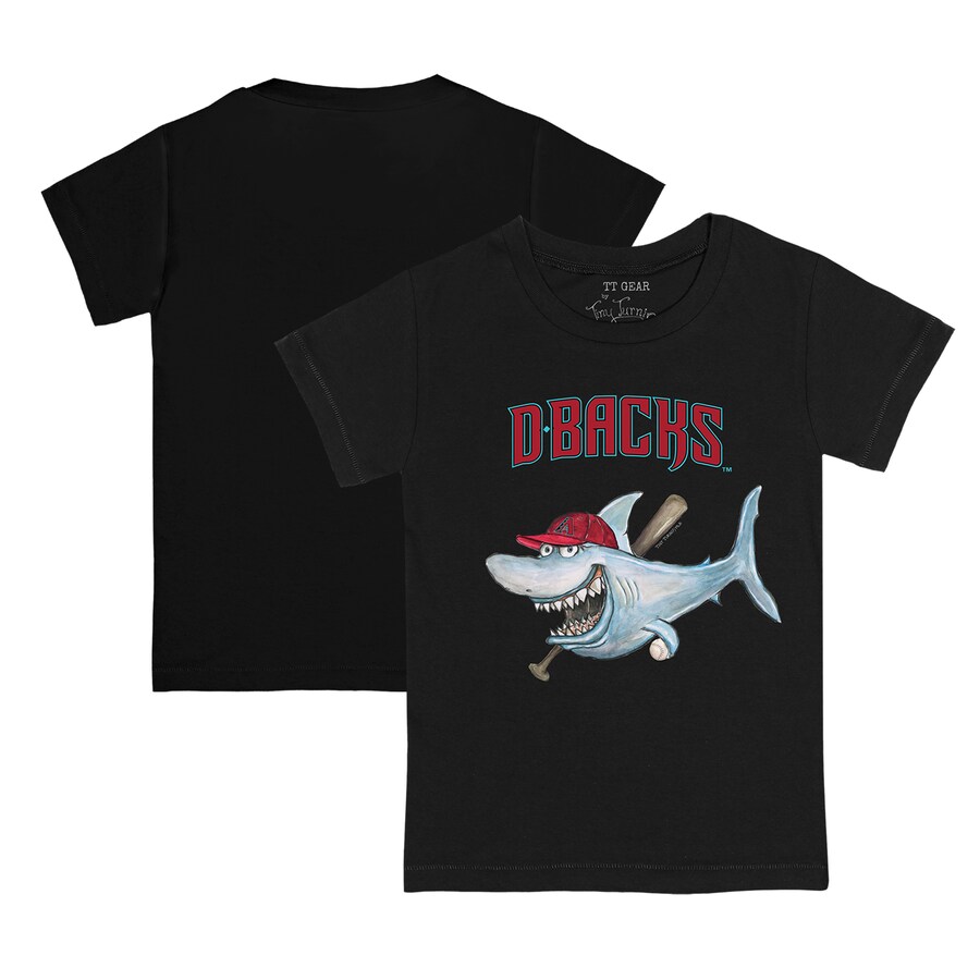 Infant Arizona Diamondbacks Tiny Turnip Black Shark T-Shirt