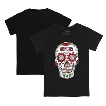 Infant Arizona Diamondbacks Tiny Turnip Black Sugar Skull T-Shirt