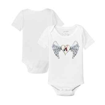 Infant Arizona Diamondbacks Tiny Turnip White Angel Wings Bodysuit