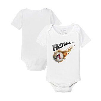 Infant Arizona Diamondbacks Tiny Turnip White Fastball Bodysuit