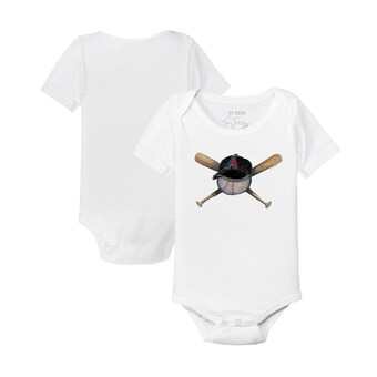 Infant Arizona Diamondbacks Tiny Turnip White Hat Crossbats Bodysuit