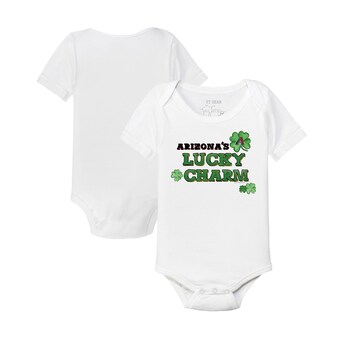 Infant Arizona Diamondbacks Tiny Turnip White Lucky Charm Bodysuit